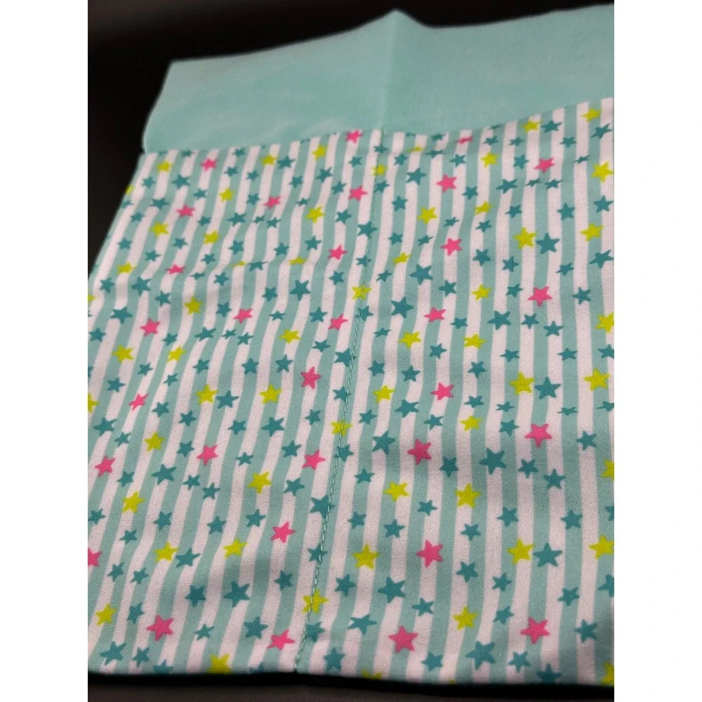 Barbie Mattel Double‎ Sleeping Bag Green Stars Fashion Doll